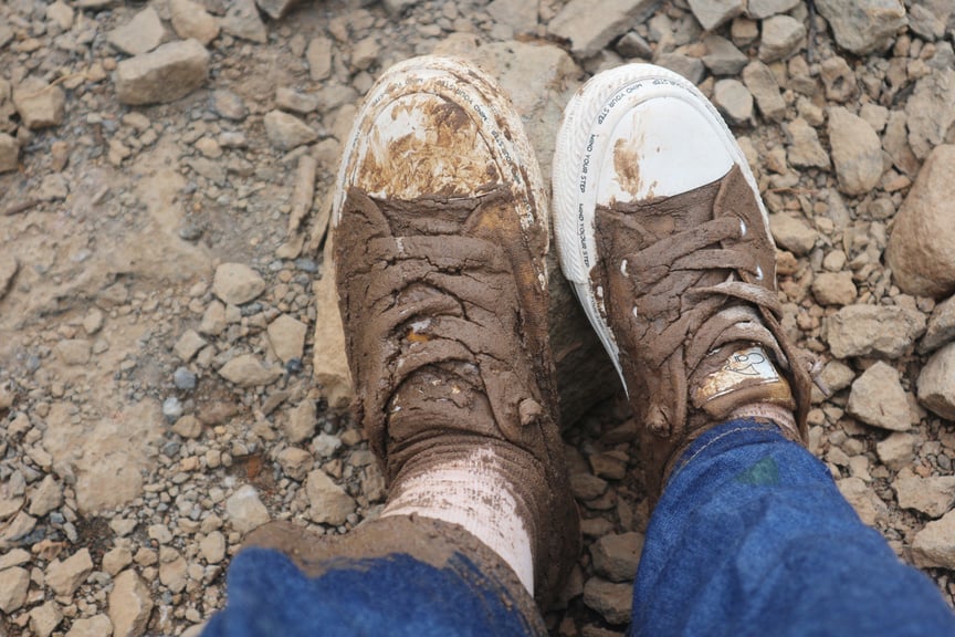 Muddy Shoes